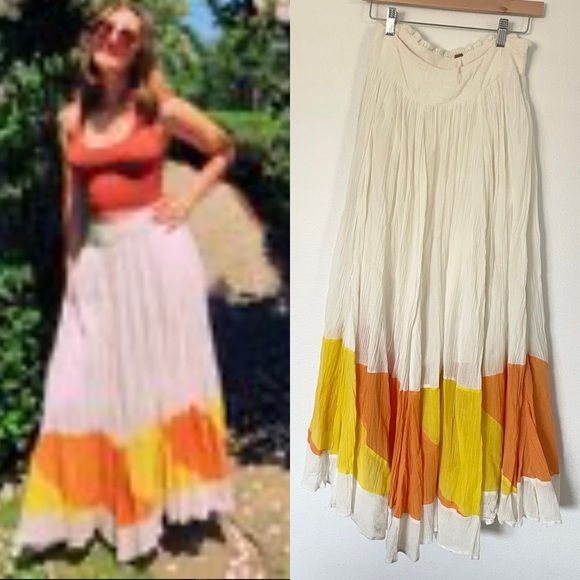 Free People sunshine colorblock skirt - Picture 11 of 11